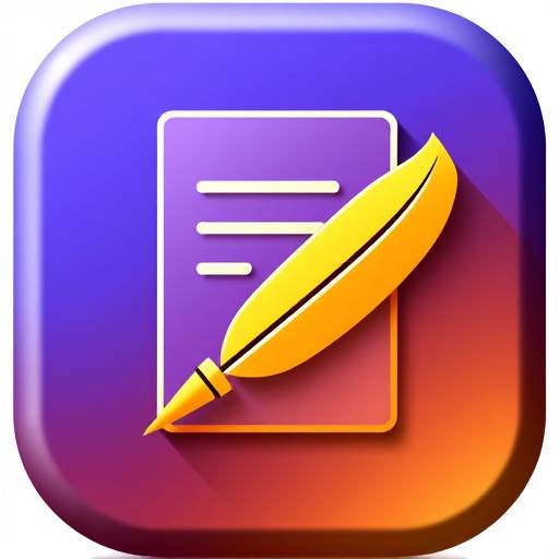 Icono de un documento legal con una pluma, representando los términos y condiciones.